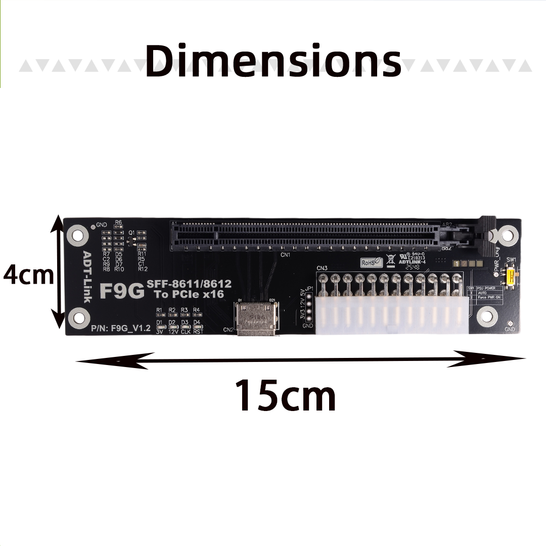 ADT-Link GEN5 SFF-8611 OcuLink - Oculink Egpu Mini Pc 리뷰 및 가격