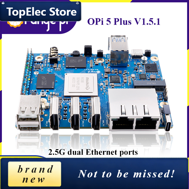 탑일렉 오렌지파이 5 플러스 16GB V1.5.1 버전 - Orange Pi 5 Plus 16Gb 리뷰 및 가격