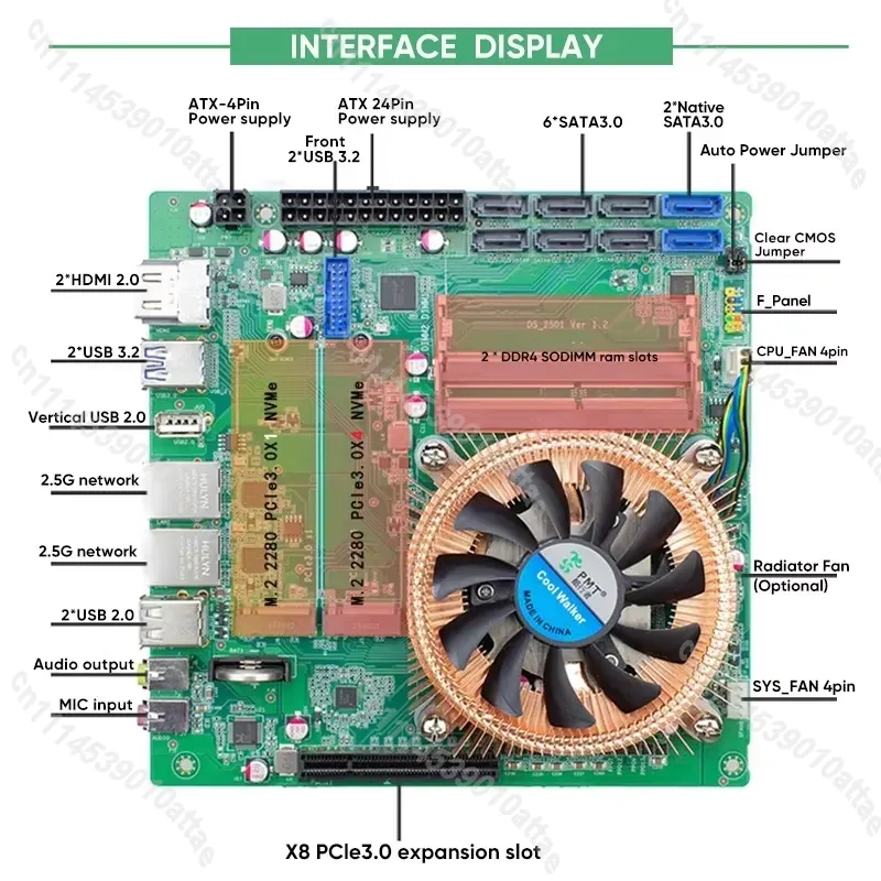 Topton AMD Ryzen 7 5825U 5800H - Nas Motherboard 8 Sata Mini Itx 리뷰 및 가격